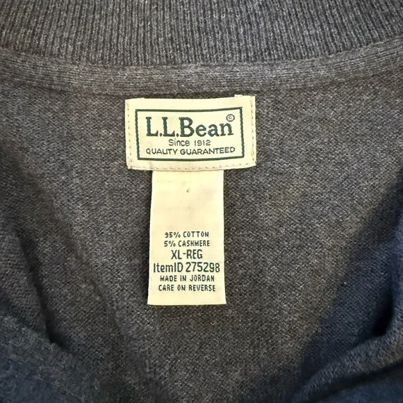 L.L. Bean Men’s Xavier Quarter Zip - Picture 4 of 4